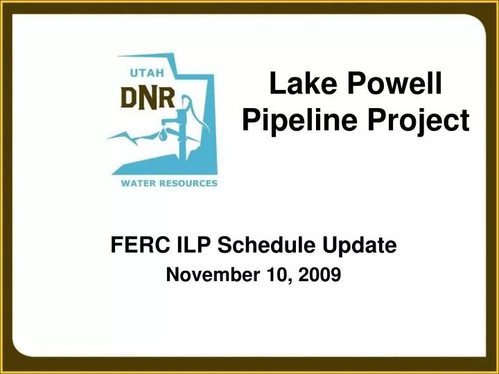 lake powell pipeline project