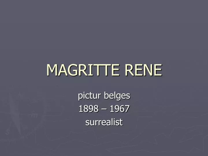 magritte rene