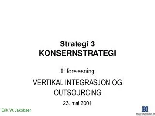 strategi 3 konsernstrategi
