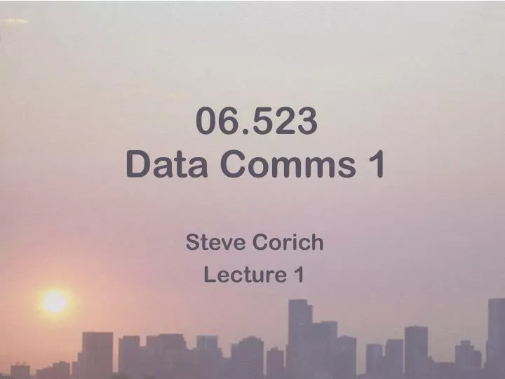 06 523 data comms 1