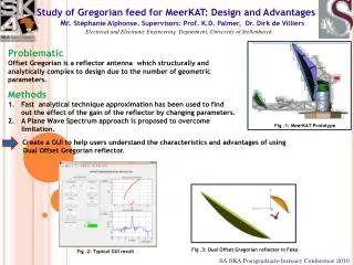 Study of Gregorian feed for MeerKAT: Design and Advantages