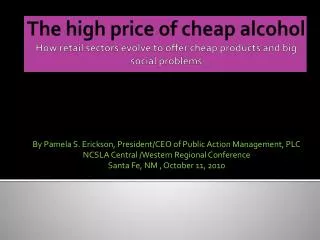 By Pamela S. Erickson, President/CEO of Public Action Management, PLC