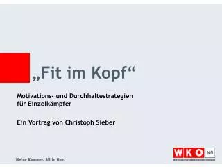 fit im kopf
