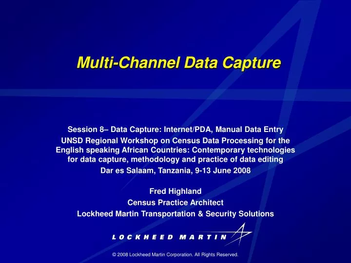 multi channel data capture
