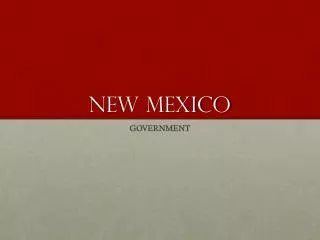 NEW MEXICO