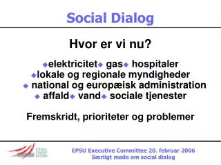 social dialog