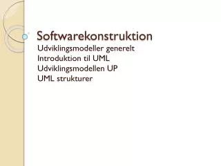 softwarekonstruktion
