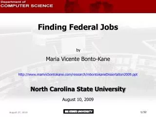 Finding Federal Jobs