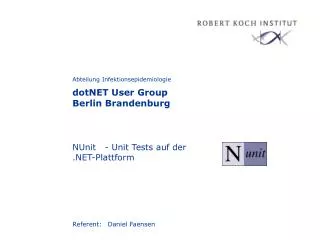 NUnit - Unit Tests auf der .NET-Plattform