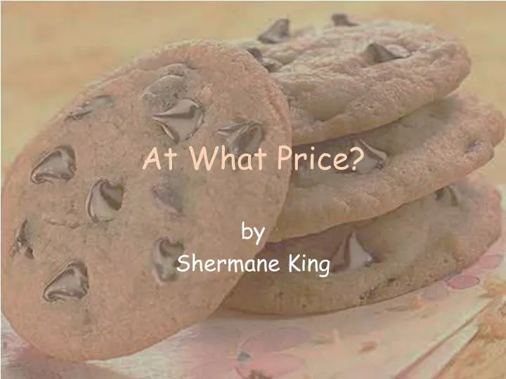 at what price