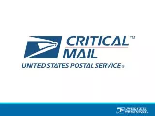 What is Critical Mail