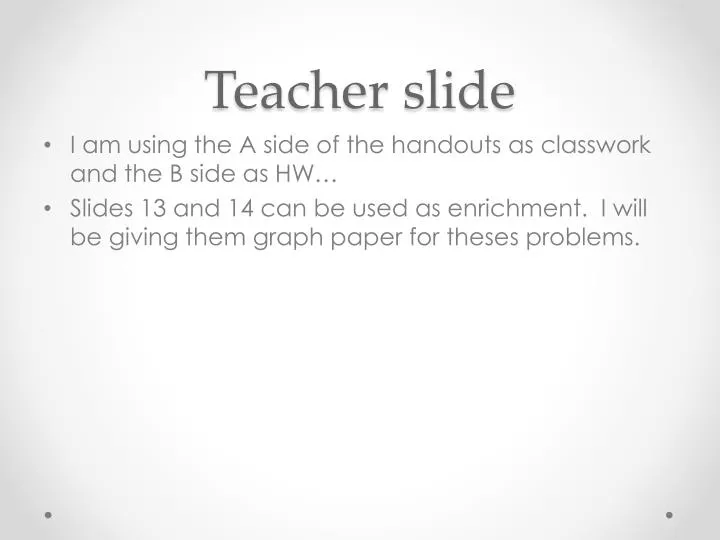 teacher slide