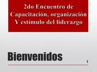 bienvenidos