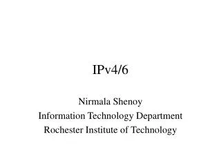 IPv4/6