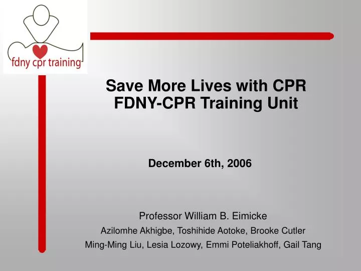 save more lives with cpr fdny cpr training unit