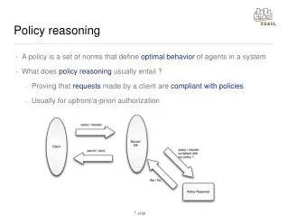 Policy reasoning