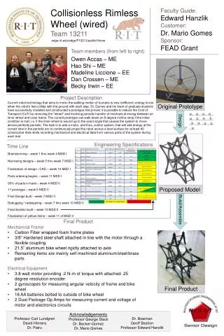 Engineering Specifications