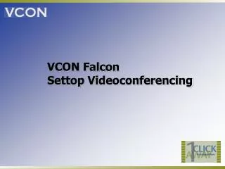 VCON Falcon Settop Videoconferencing