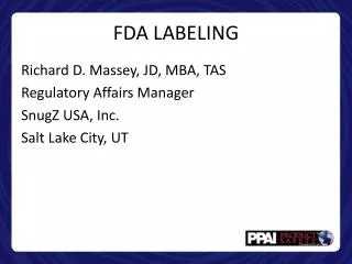 FDA LABELING