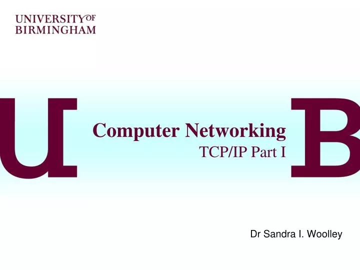 computer networking tcp ip part i