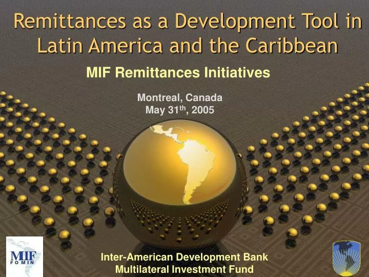 remittances as a development tool in latin america and the caribbean