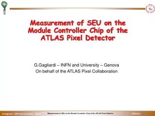 Measurement of SEU on the Module Controller Chip of the ATLAS Pixel Detector