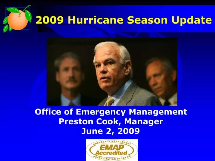 2009 hurricane season update