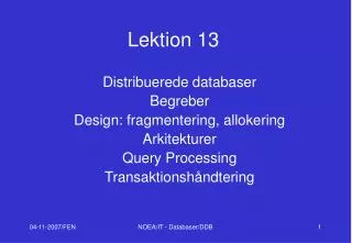 lektion 13