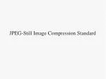 JPEG-Still Image Compression Standard - slide 1