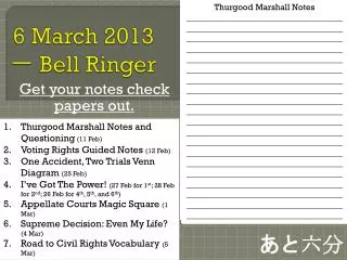 6 March 2013 ? Bell Ringer