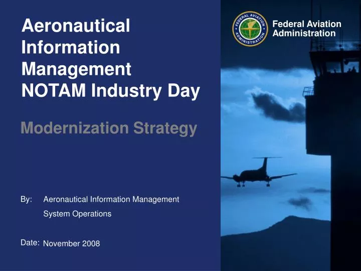aeronautical information management notam industry day