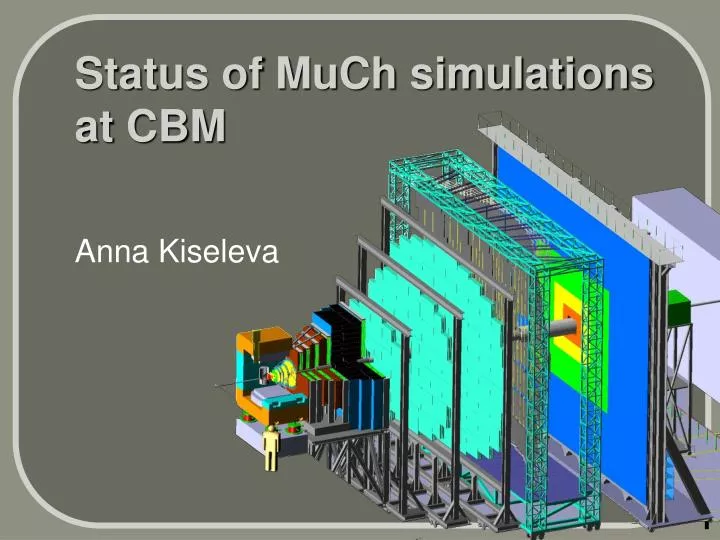 status of much simulations at cbm