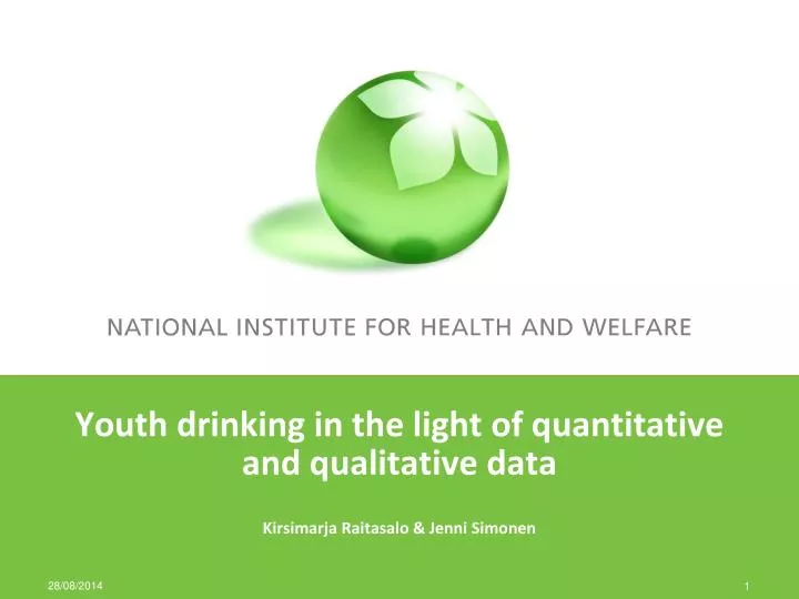 youth drinking in the light of quantitative and qualitative data