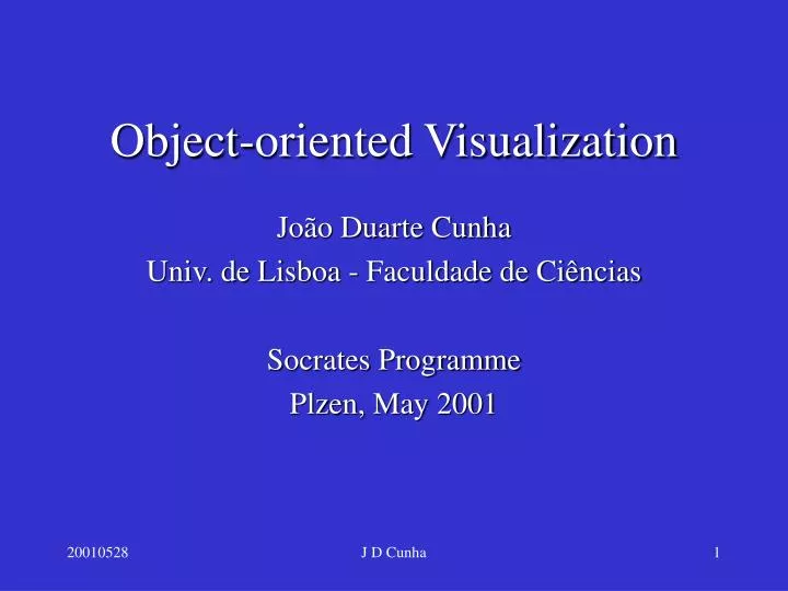 object oriented visualization