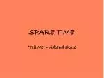 SPARE TIME - slide 1