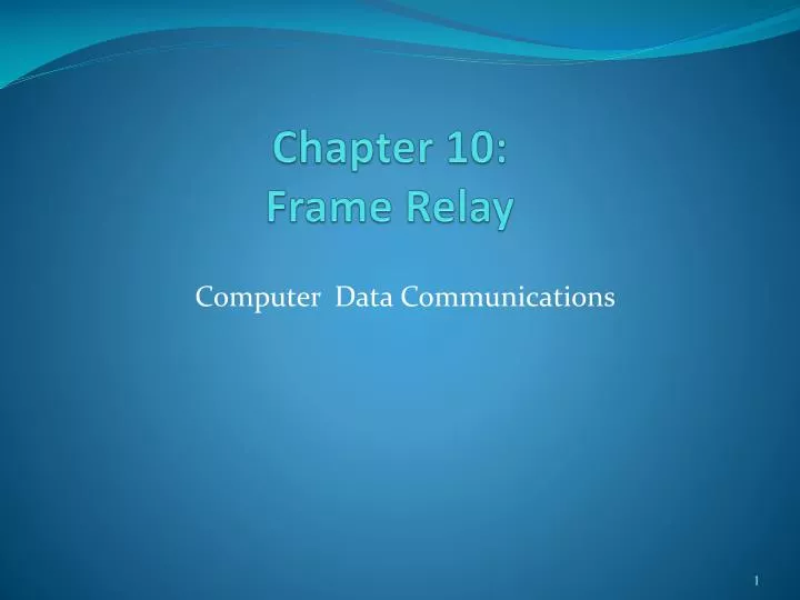 computer data communications