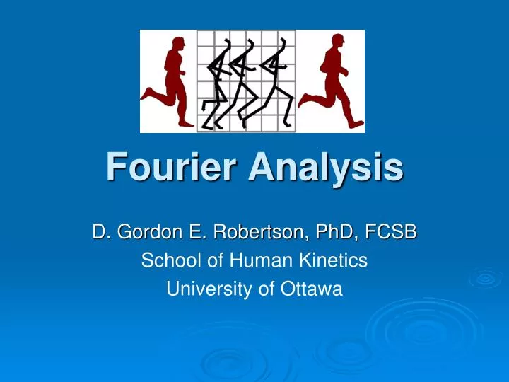 fourier analysis