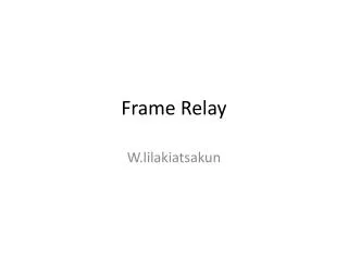 Frame Relay