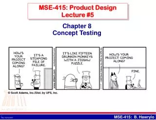 MSE-415: Product Design Lecture #5