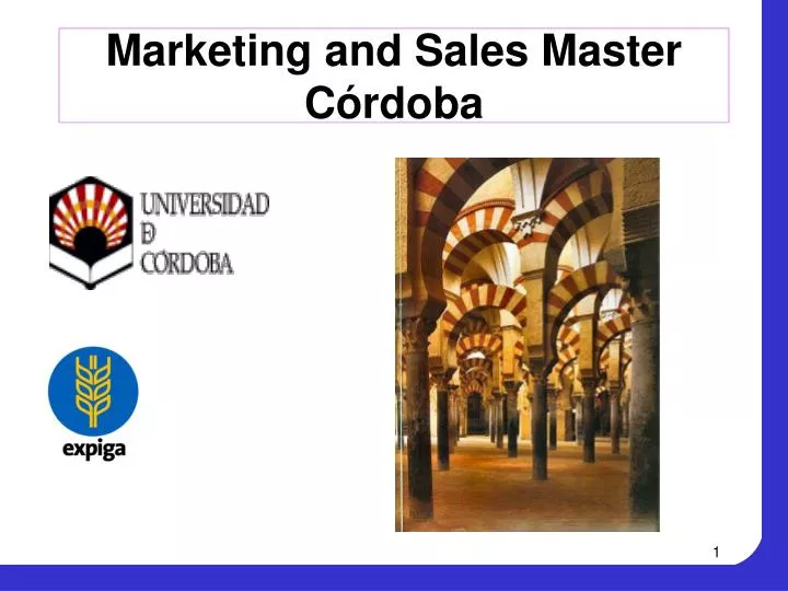 marketing and sales master c rdoba
