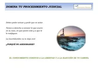 domina tu procedimiento judicial