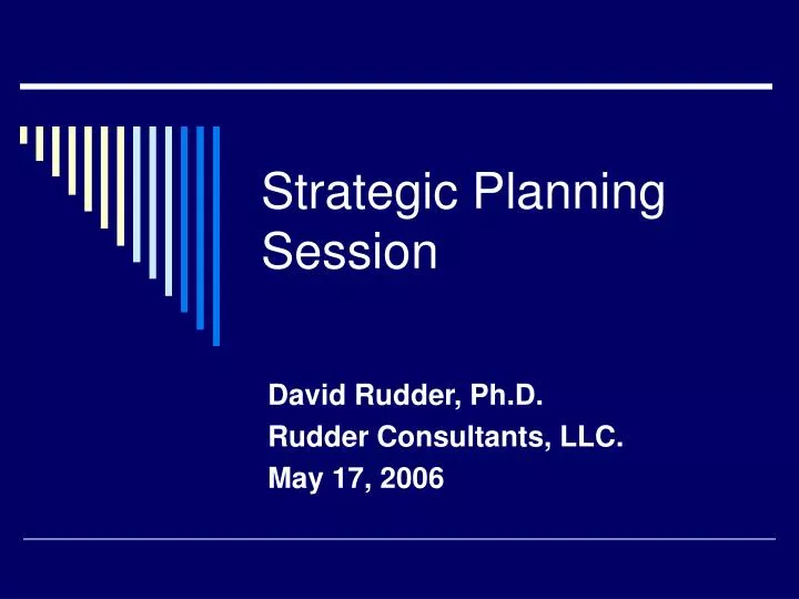 strategic planning session