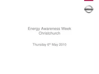 Energy Awareness Week Christchurch