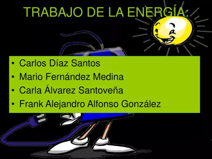 trabajo de la energ a