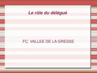 fc vallee de la gresse
