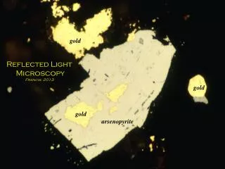 Reflected Light Microscopy Francis, 2013