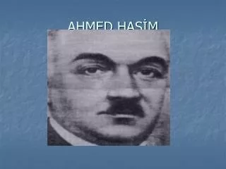 ahmed ha m