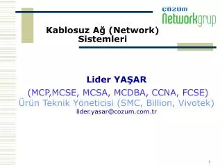 kablosuz a network sistemleri