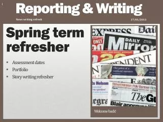 spring term refresher