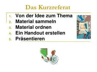 das kurzreferat